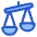 Justice Scale 2 Icon from Plump Duo Set | Free Download as SVG Vector and Transparent PNG | Streamline icons