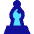 Chess Bishop Icon from Sharp Pop Set