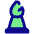 Chess Bishop Icon from Plump Pop Set