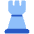 Chess Rook Icon from Plump Flat Set