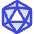 Dice D20 Icon from Core Duo Set