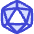 Dice D20 Icon from Flex Duo Set