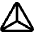 Dice D4 Icon from Core Line Set
