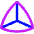 Dice D4 Icon from Flex Neon Set
