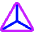 Dice D4 Icon from Core Neon Set