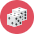 Dices Icon from Kameleon Colors Set