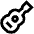 Guitar Icon from Sharp Line Set