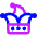 Jester Joker Hat Icon from Core Neon Set