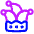 Jester Joker Hat Icon from Plump Neon Set