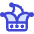 Jester Joker Hat Icon from Core Duo Set