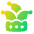 Jester Joker Hat Icon from Plump Gradient Set