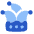 Jester Joker Hat Icon from Plump Flat Set
