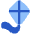Kite Icon from Plump Flat Set