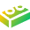 Lego Icon from Sharp Gradient Set