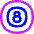 Magic 8 Ball Icon from Flex Neon Set