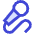 Microphone Karaoke Podcast Sing Icon from Sharp Duo Set