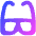 Movies 3d Glasses Icon from Flex Gradient Set