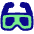 Movies 3d Glasses Icon from Plump Pop Set
