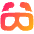 Movies 3d Glasses Icon from Plump Gradient Set