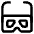 Movies 3d Glasses Icon from Core Line Set