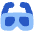 Movies 3d Glasses Icon from Plump Flat Set