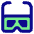 Movies 3d Glasses Icon from Core Pop Set