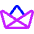 Origami Boat Icon from Core Neon Set