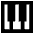 Piano Keys Icon from Sharp Remix Set