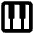 Piano Keys icon - Free transparent PNG, SVG. No sign up needed.