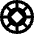 Poker Chip Icon from Core Remix Set