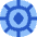 Poker Chip Icon from Flex Flat Set