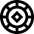 Poker Chip Icon from Sharp Line Set