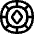 Poker Chip Icon from Flex Line Set