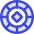 Poker Chip Icon from Core Duo Set