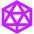 Roll Icon from Sharp Neon Set