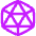 Roll Icon from Flex Neon Set
