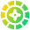 Roulette Icon from Plump Gradient Set