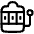 Slotmachine Icon from Plump Line Set