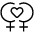 Romance Pride Lesbian Lgbt Symbol icon - Free transparent PNG, SVG. No sign up needed.