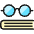 Read Glasses Icon from Ultimate Colors Set | Free Download as SVG Vector and Transparent PNG | Streamline icons