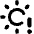Brightness Alert Icon from Core Remix Set