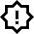 Brightness Alert Icon from Sharp Line Set
