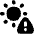 Brightness Alert Icon from Flex Solid Set