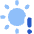 Brightness Alert Icon from Core Flat Set