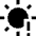 Brightness Alert Icon from Sharp Solid Set