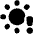 Brightness Alert Icon from Plump Solid Set