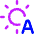 Brightness Auto Icon from Core Neon Set