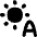 Brightness Auto Icon from Flex Solid Set