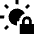 Brightness Lock Icon from Sharp Solid Set