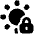 Brightness Lock Icon from Plump Solid Set